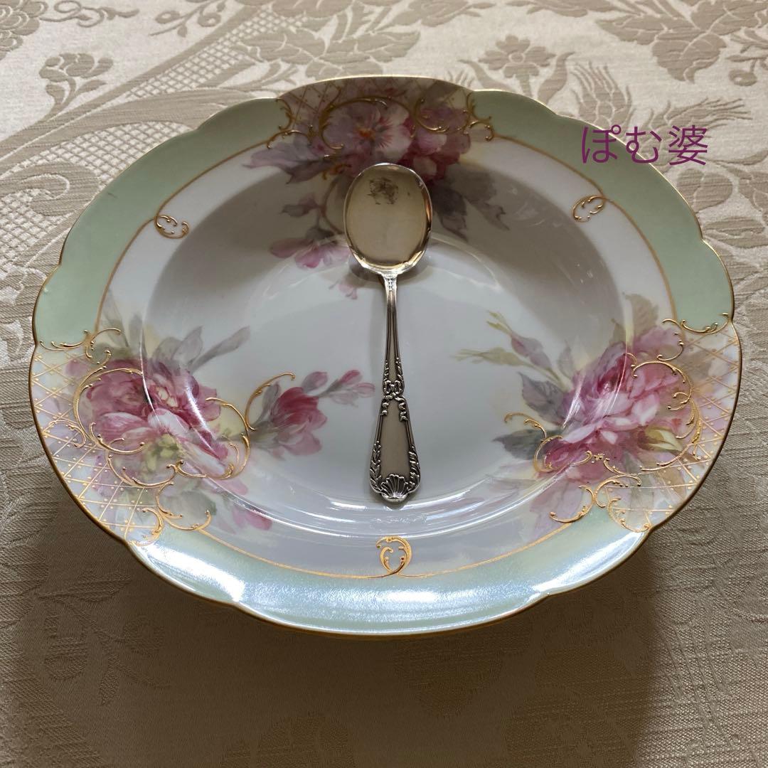 【フランス／ピュイフォルカ】純銀／アイスクリームスプーン「ポンパドール」C