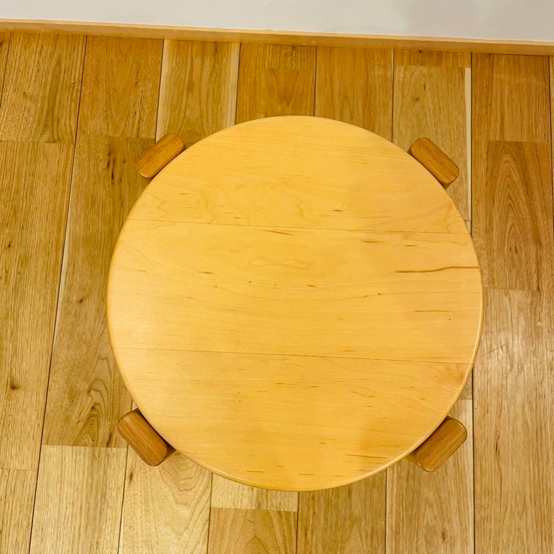 天童木工 tendo 木製 スツール 丸イス 高級