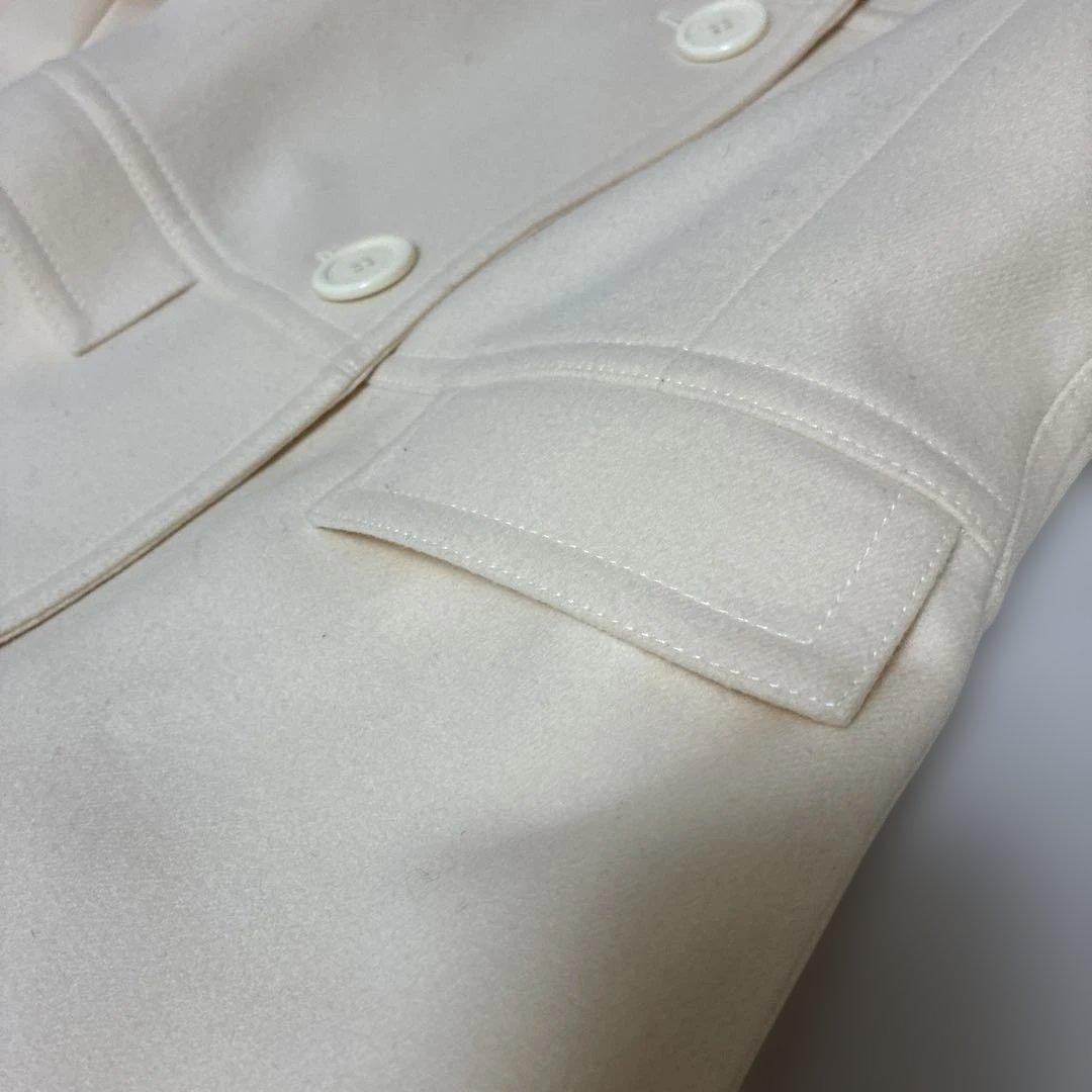 極美品✨courreges クレージュ　オフホワイトコート