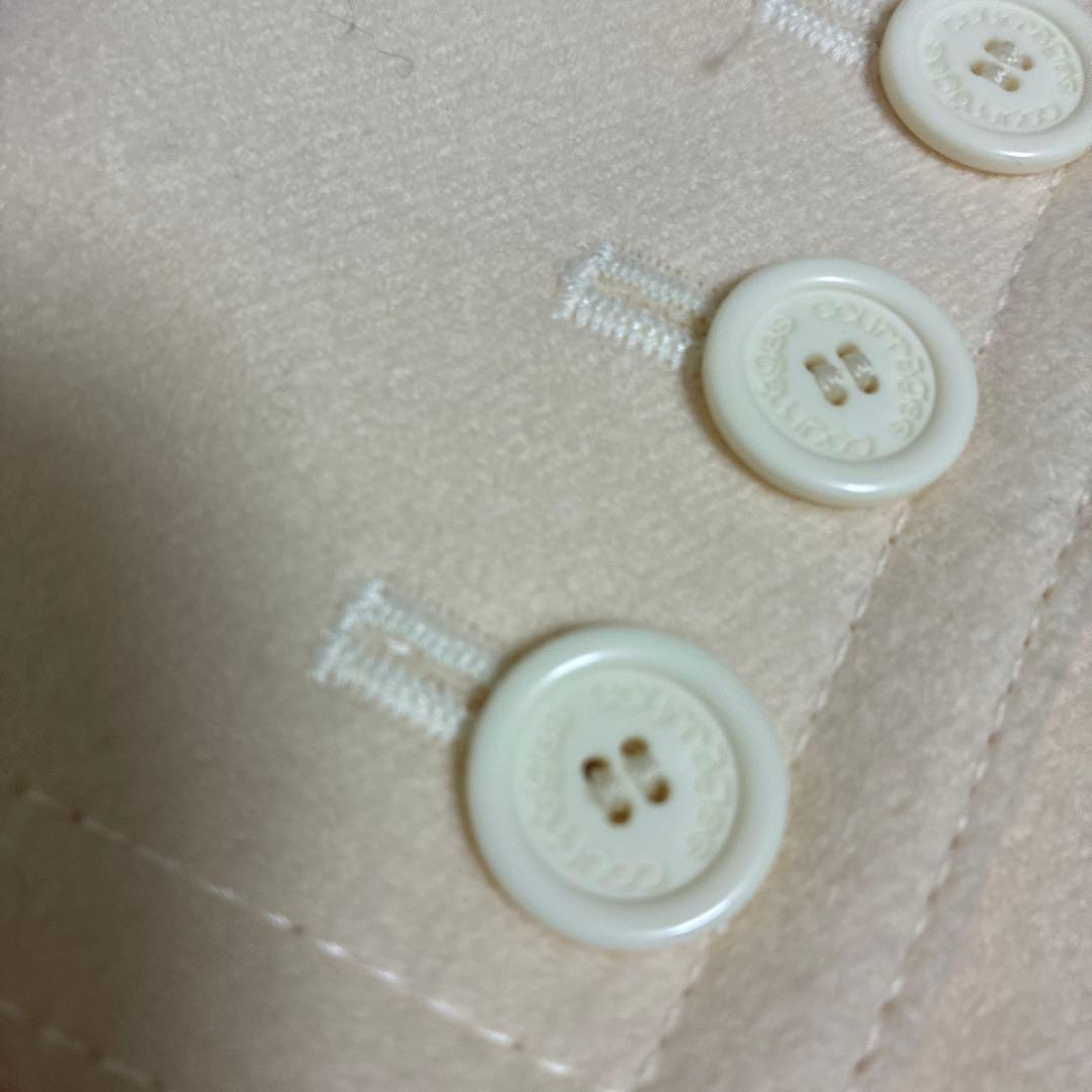 極美品✨courreges クレージュ　オフホワイトコート