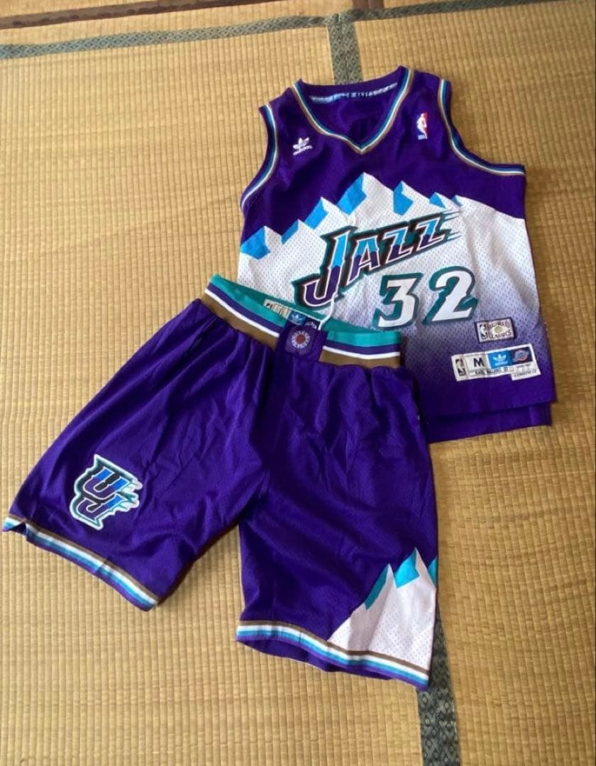 ユタ・ジャズ カール・マローン ユニフォーム パンツ