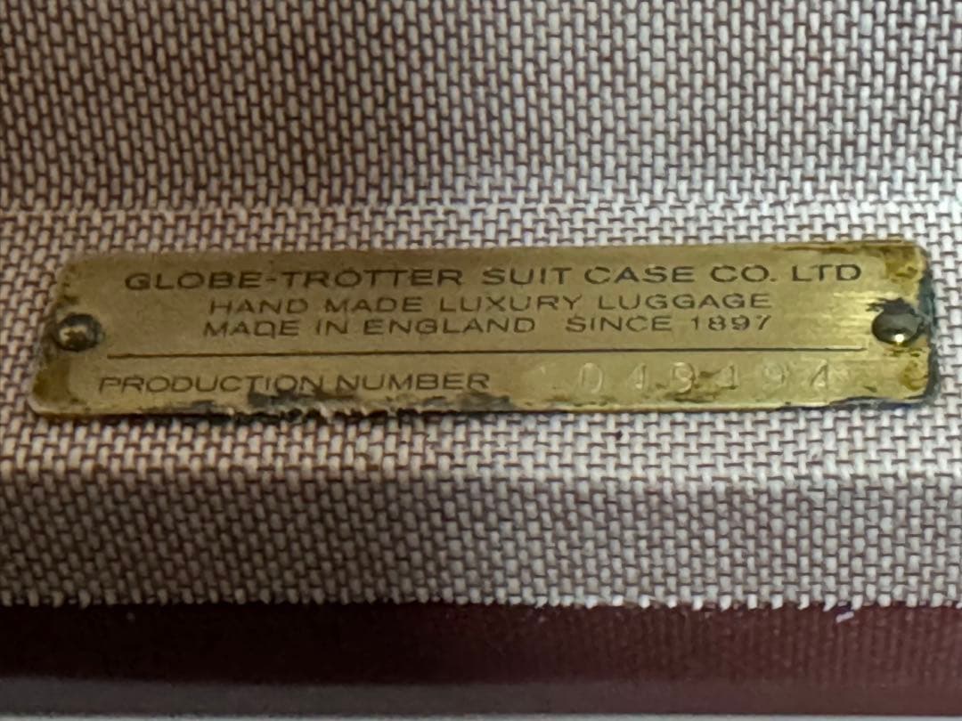 GLOBETROTTER 1897グローブトロッター スリムアタッシュ 紺