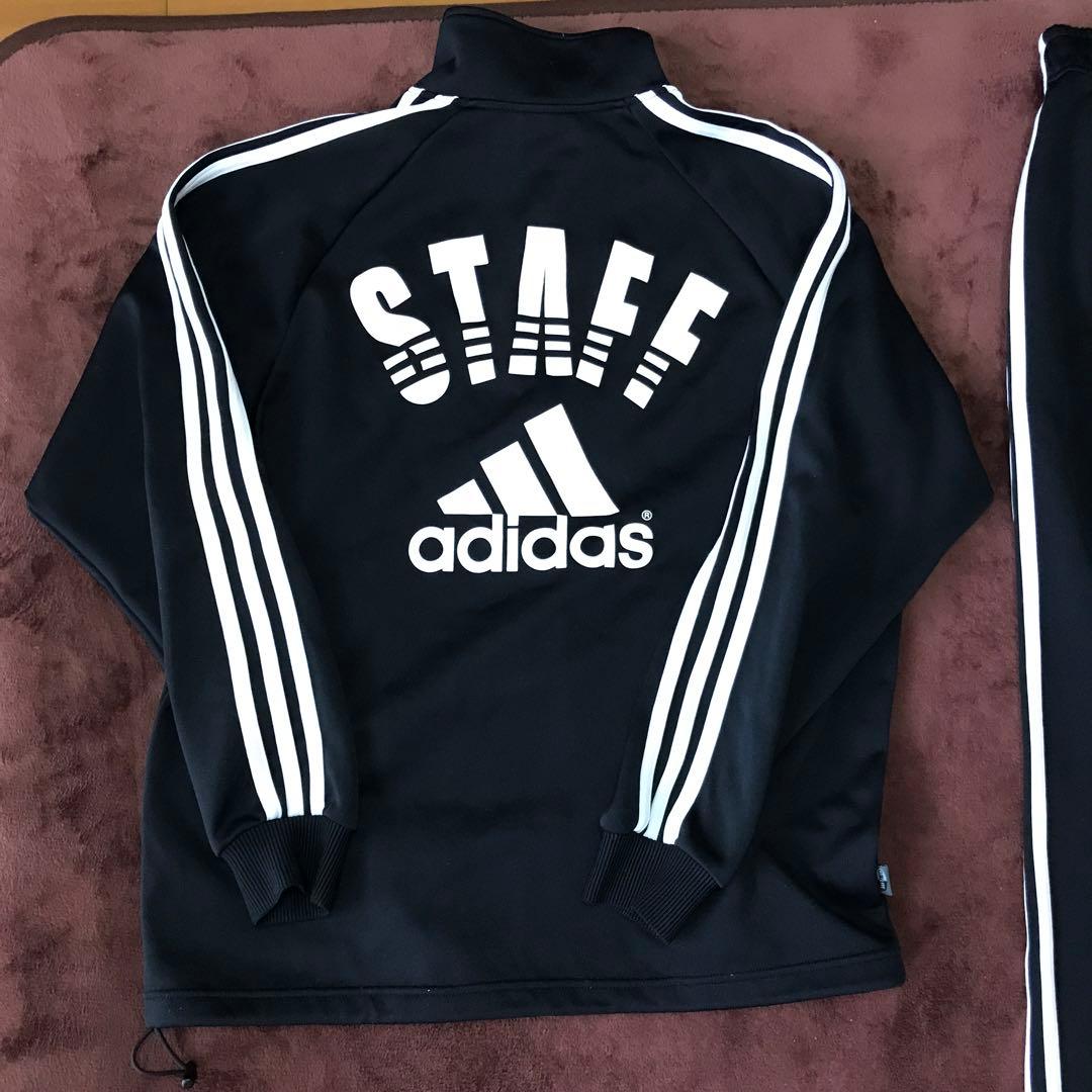 限定レア！非売品アディダススタッフジャージ上下セットアップS/adidas直営店