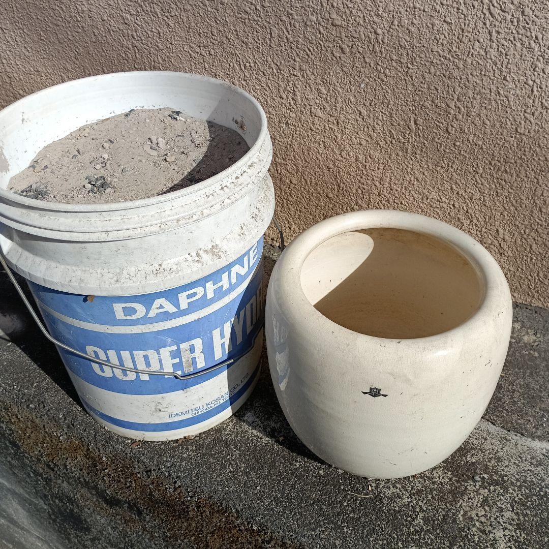 火鉢　工芸品　灰付き