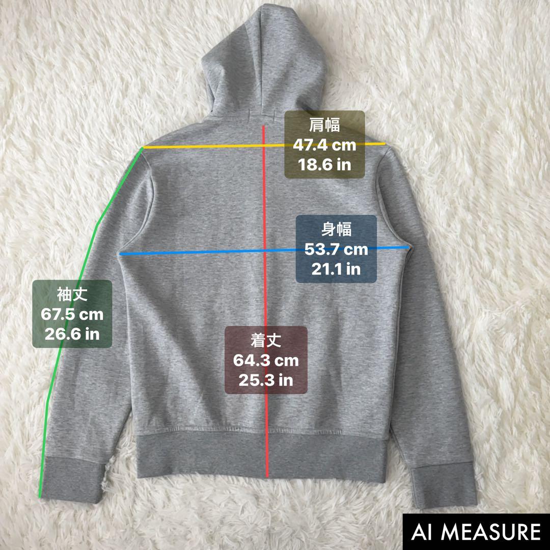 25年製 美品✨ポロラルフローレン フルジップ パーカー 現行 QR ポニー刺繍