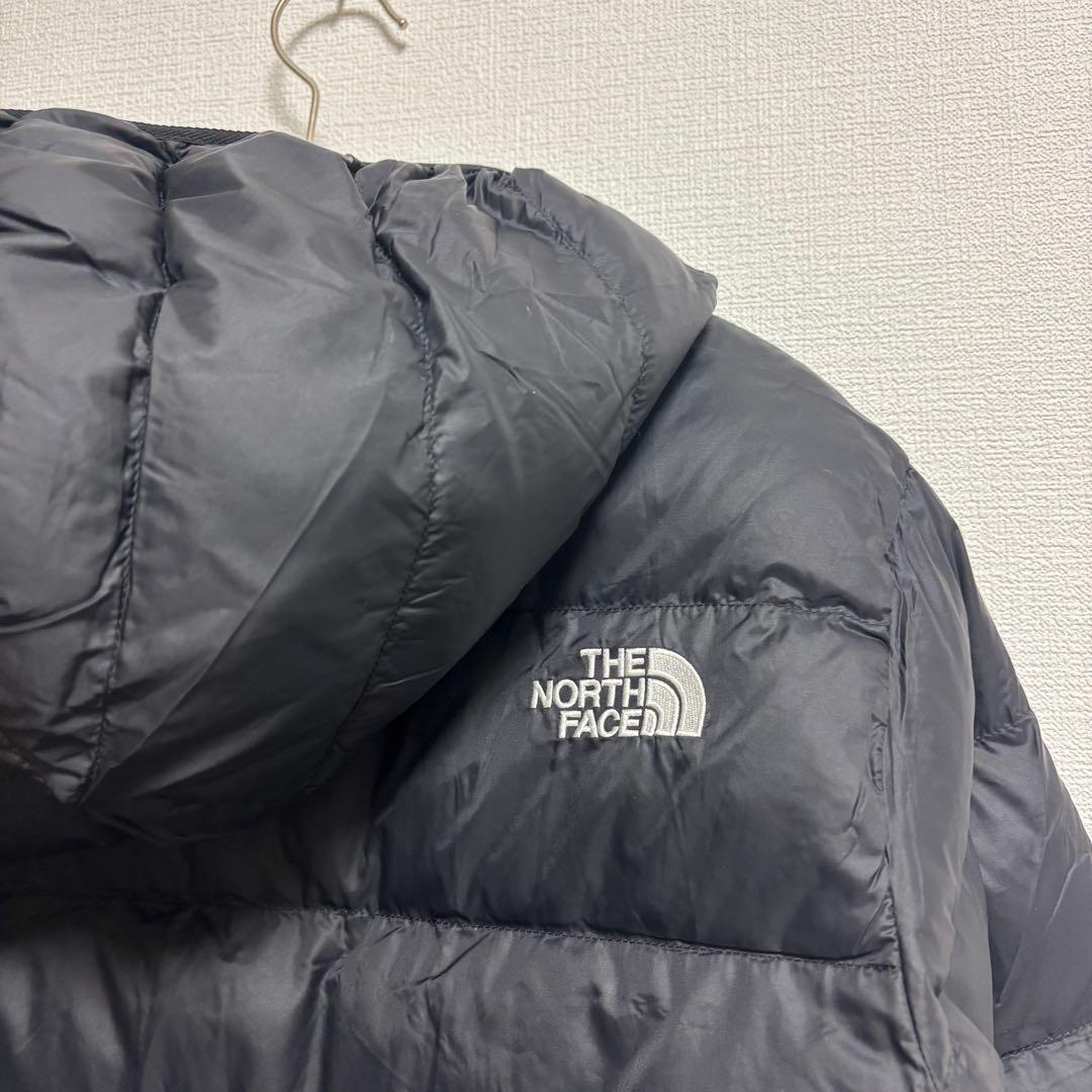 新品タグ付　ノースフェイス　 フード付き中綿ロングコート　ブラック　160cm