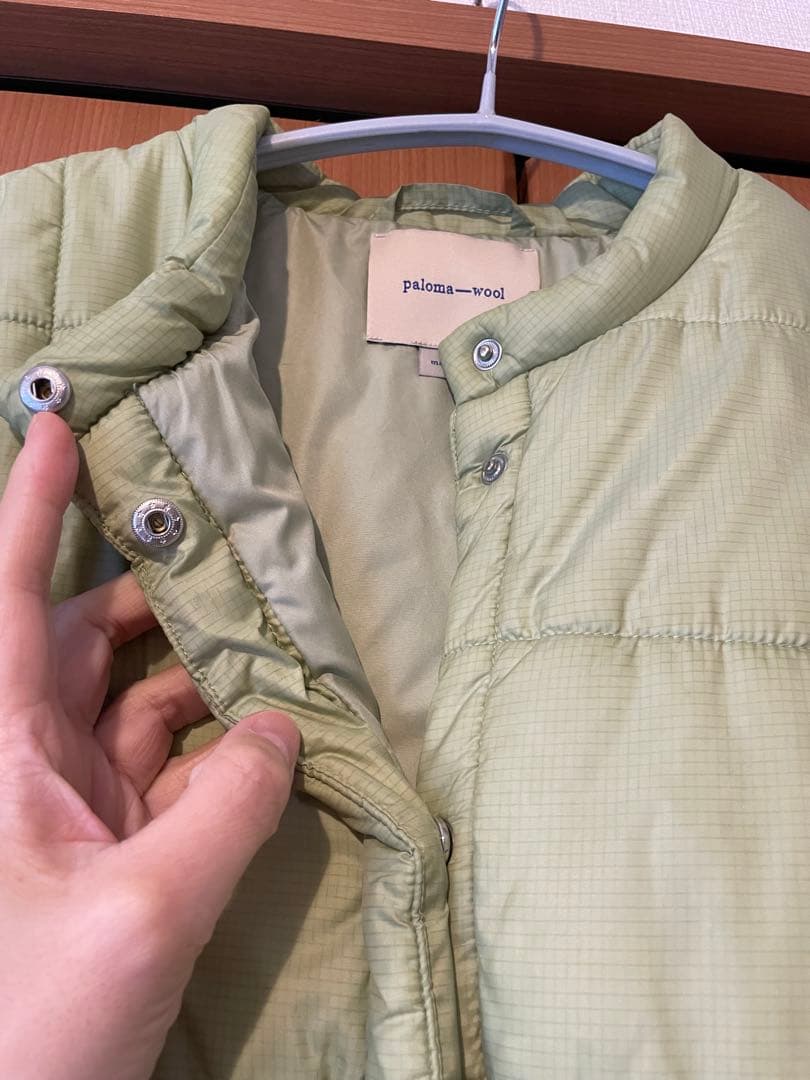 paloma wool パロマウール キルティング ダウン jkグリーン M