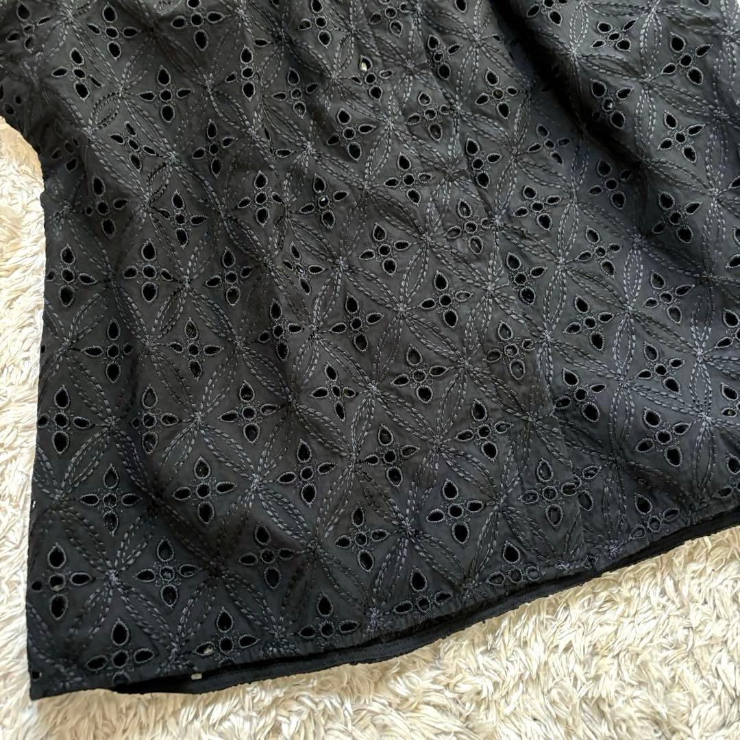 24SS✨ボールジィ ロロンフラワーエンブロイダリー フレンチスリーブブラウス