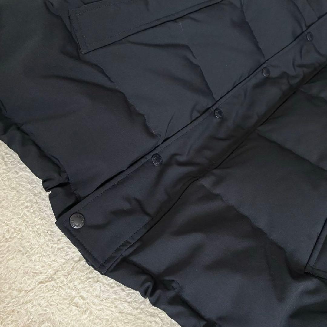 ダントン フード付き ダウンジャケット 撥水 Bshop 近年モデル 濃紺