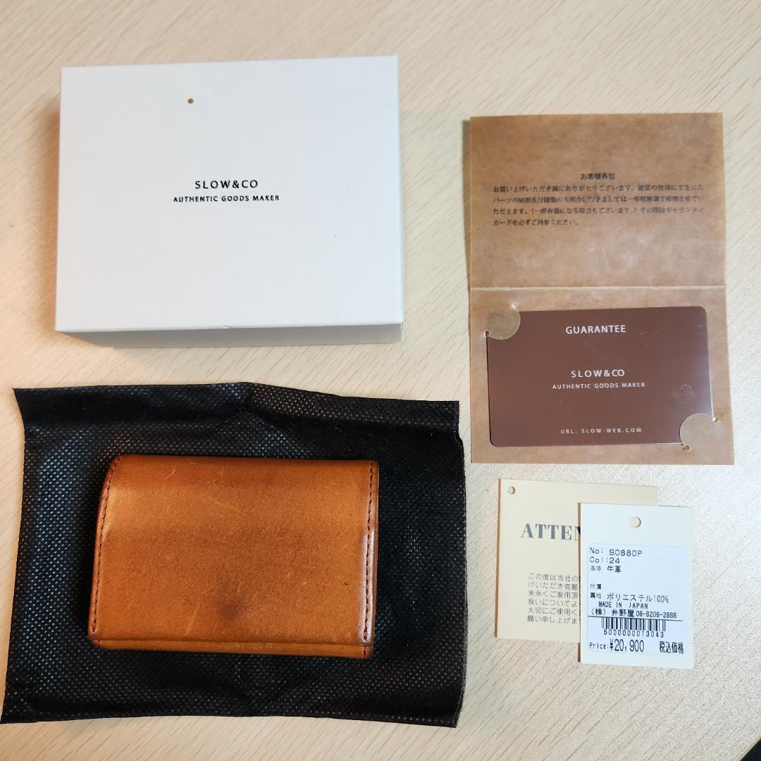 SLOW herbie compact mini wallet 三つ折り財布