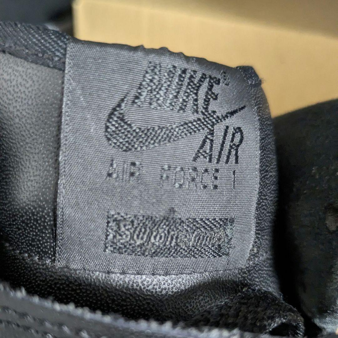 Supreme × Nike Air Force 1 Mid \\\\"Black