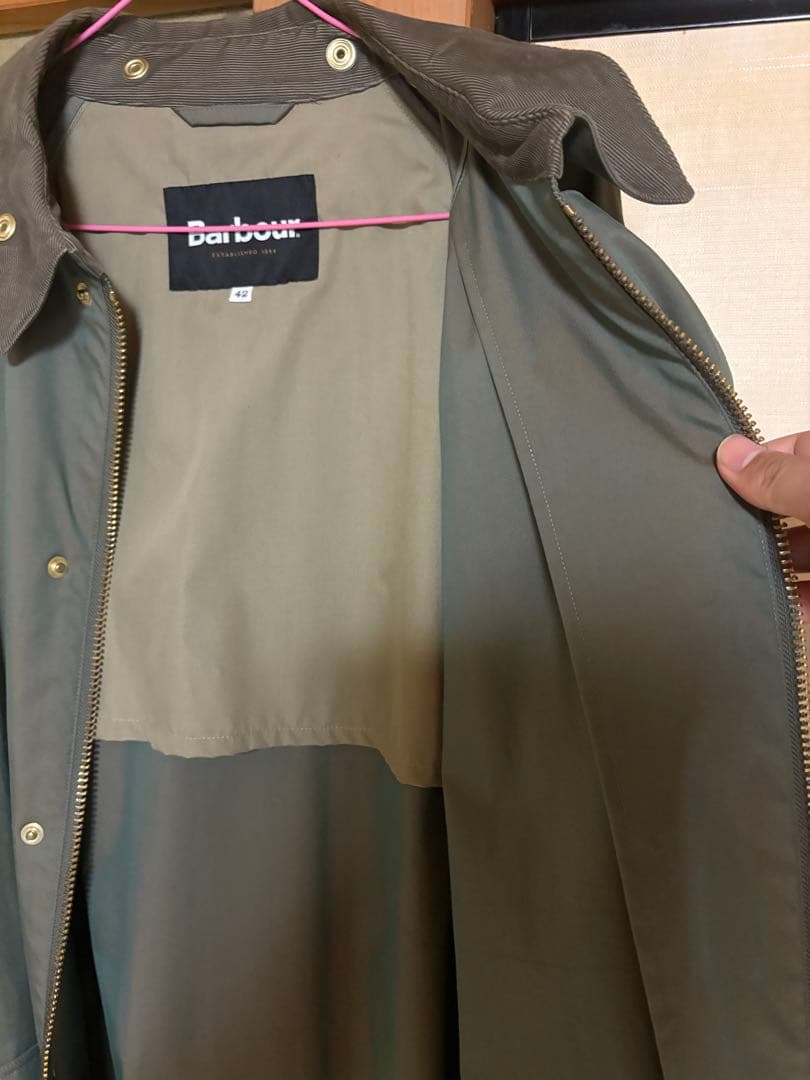 【Barbour / バブアー】別注 OS BURGHLEY タマムシ バーレー