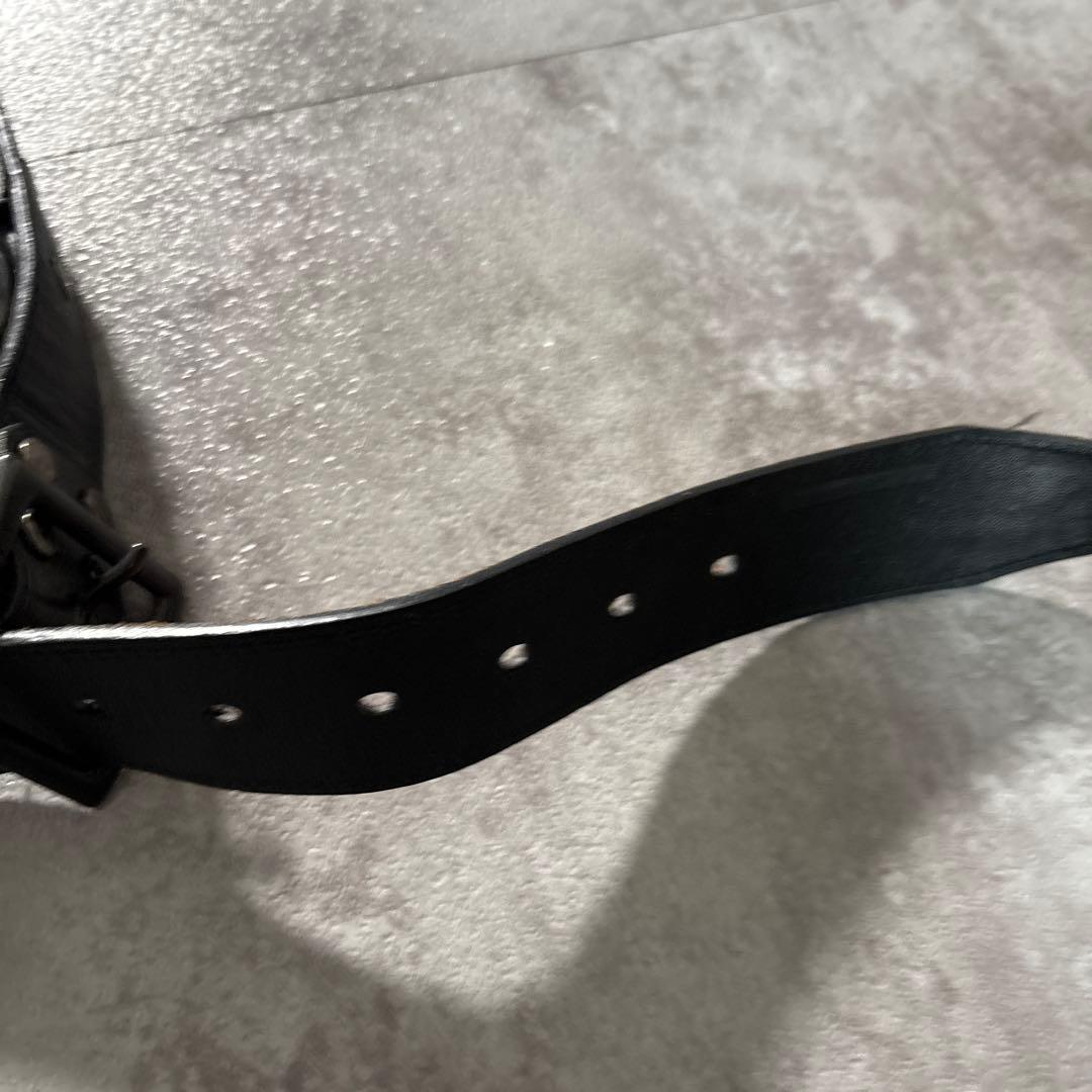 minus Ring belt ベルト　BLK メンズ