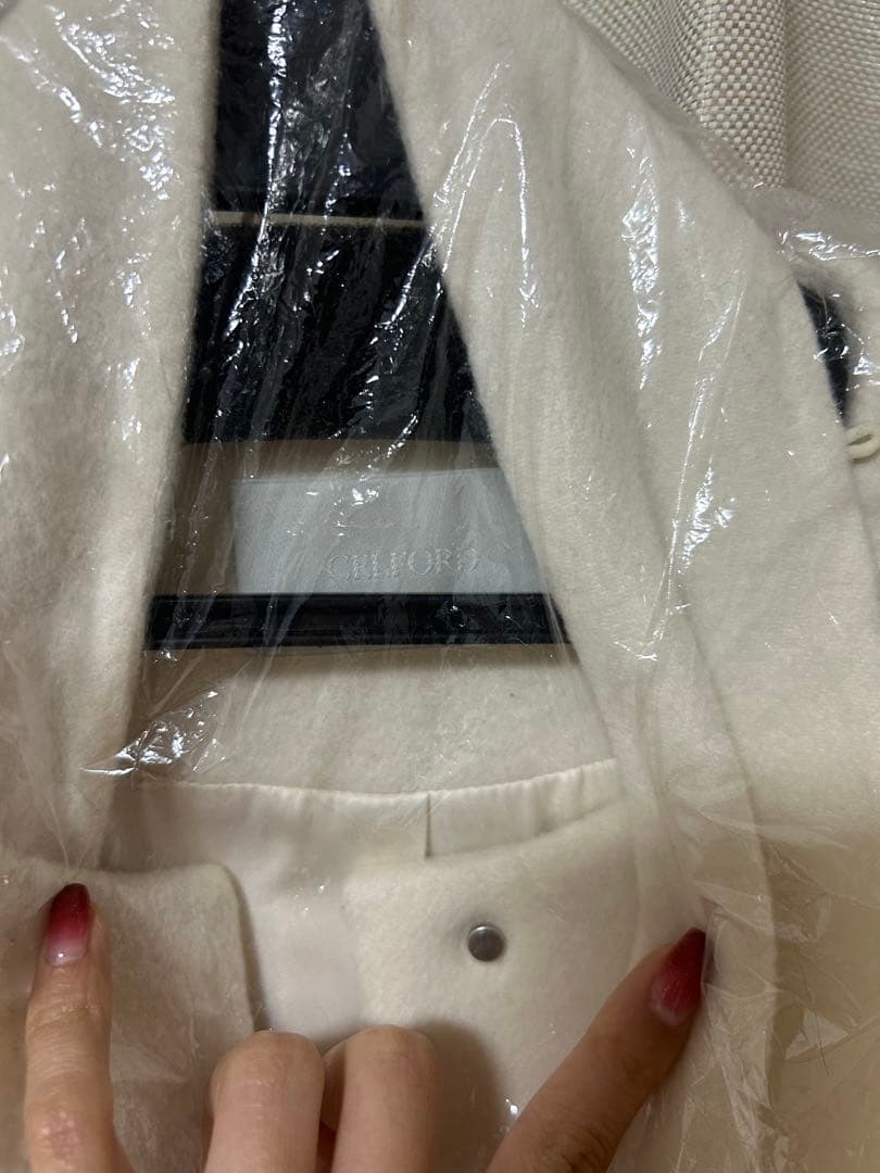 CELFORD アイボリー ロングコート サイズ36