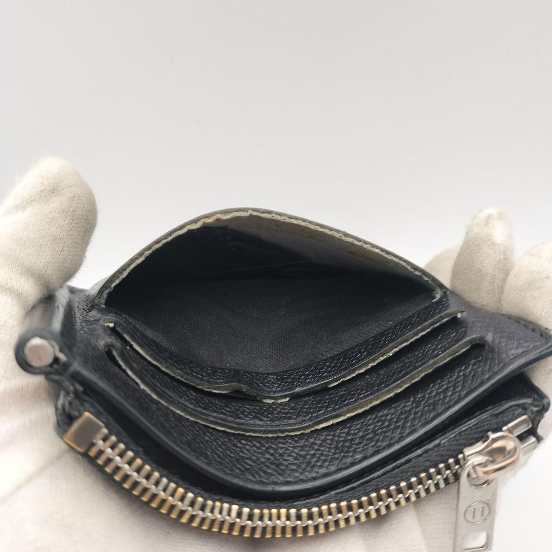 メゾンマルジェラ　マネークリップ　折財布　財布　ブラック