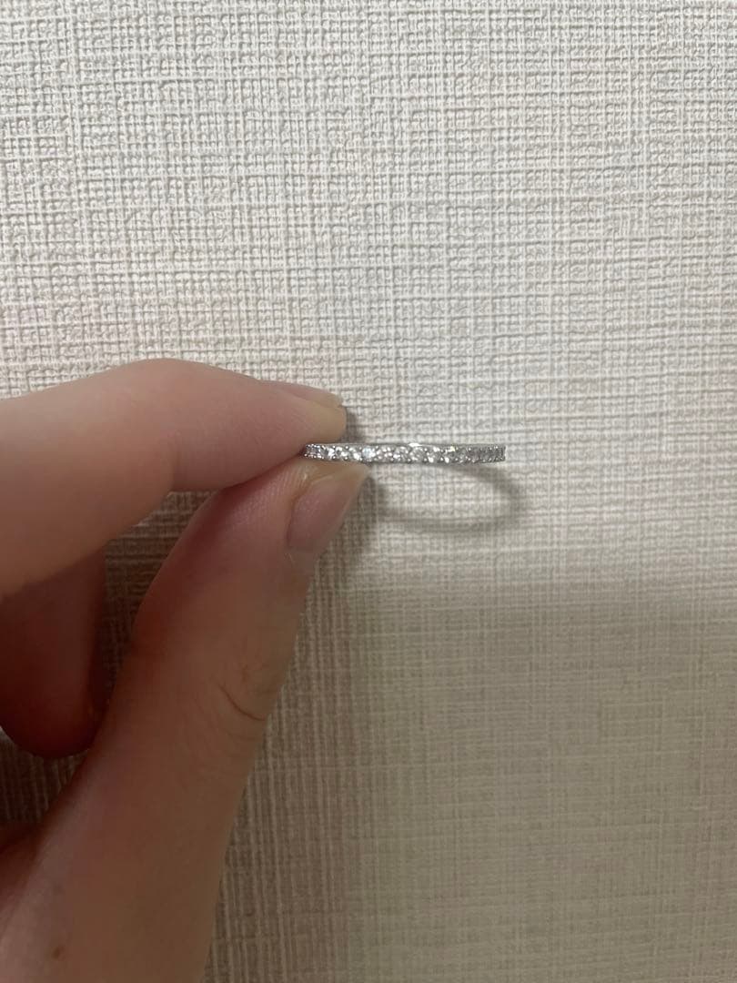 スワロフスキー　swarovski フルエタニティ　リング