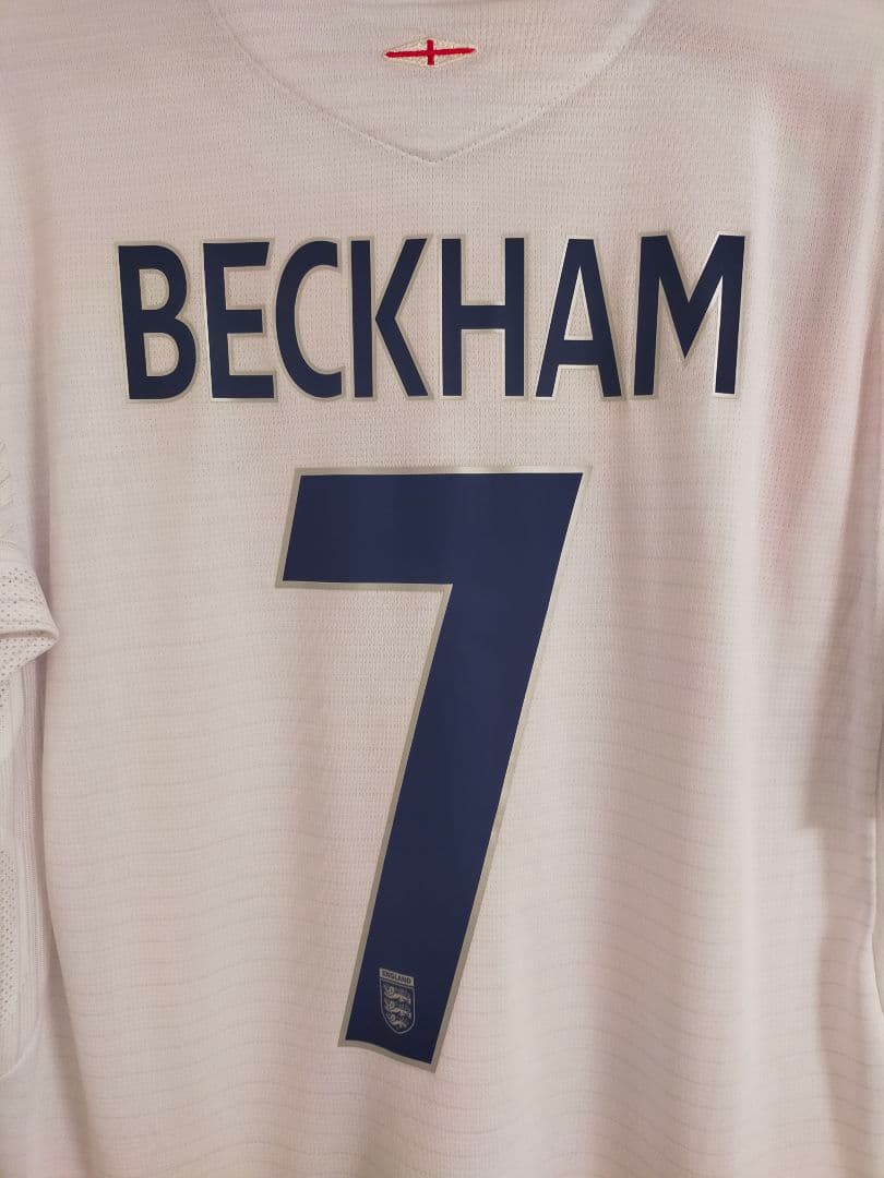 【新品未使用 】ベッカム イングランド代表 ワールドカップ 当時物 M