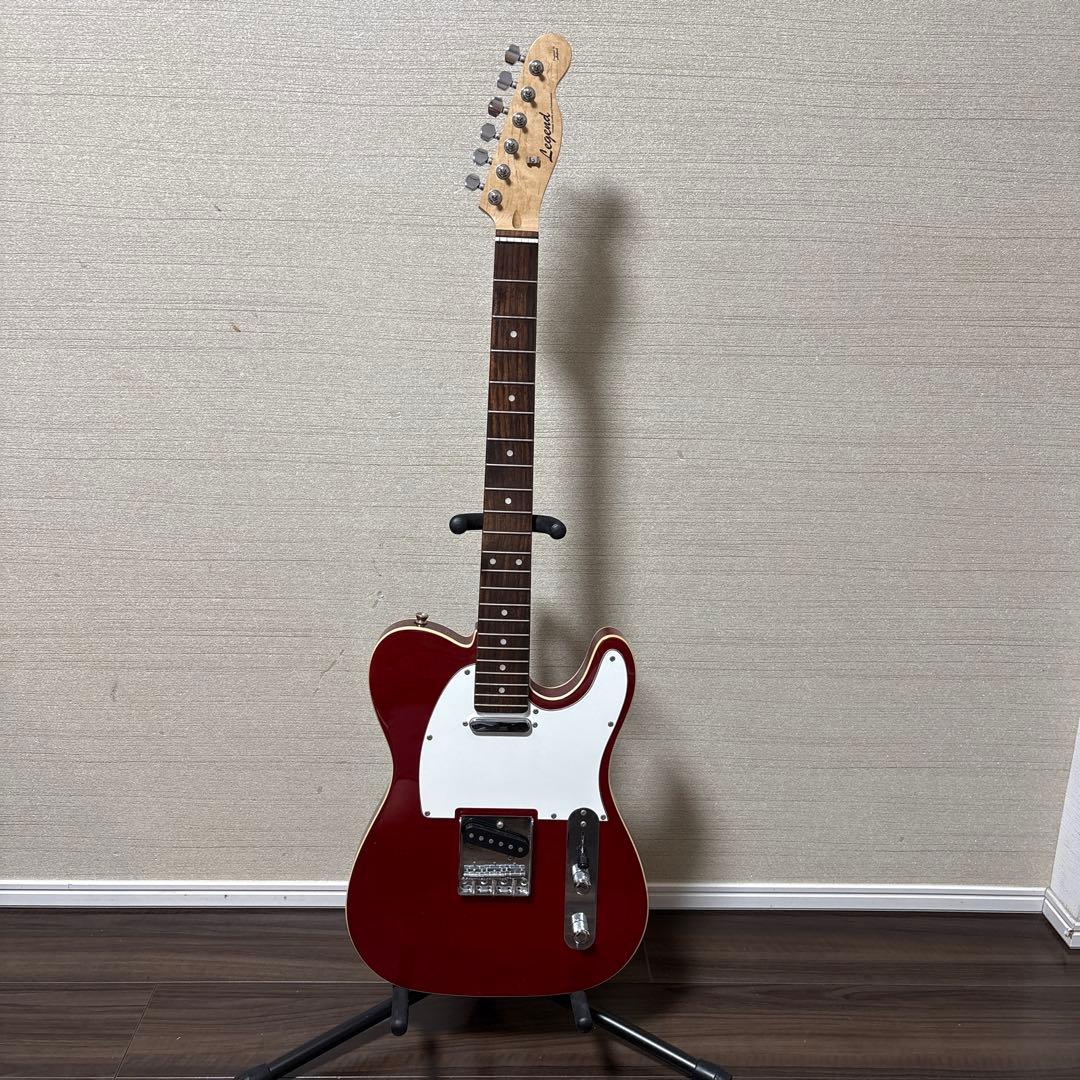 Legend エレキギター 赤 弦なし