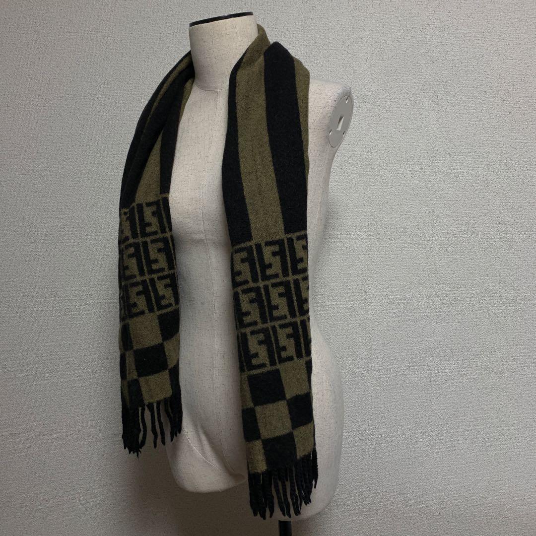 フェンディ セレブ 高級 レトロ ヴィンテージ ストール 羽織り ユニセックス