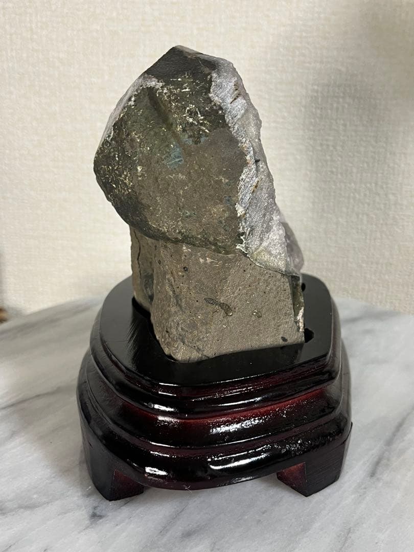 【天然石】③アメジストドーム　紫水晶 ラベンダー ジオード　原石　置物 台座付き