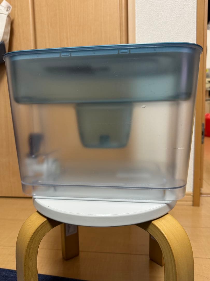 BRITA 浄水器 透明・青　純正カートリッジ5個