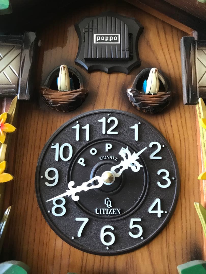 昭和アンティーク 飾り　オブジェ　◉シチズン　鳩時計 ◉木製チェア　一点物
