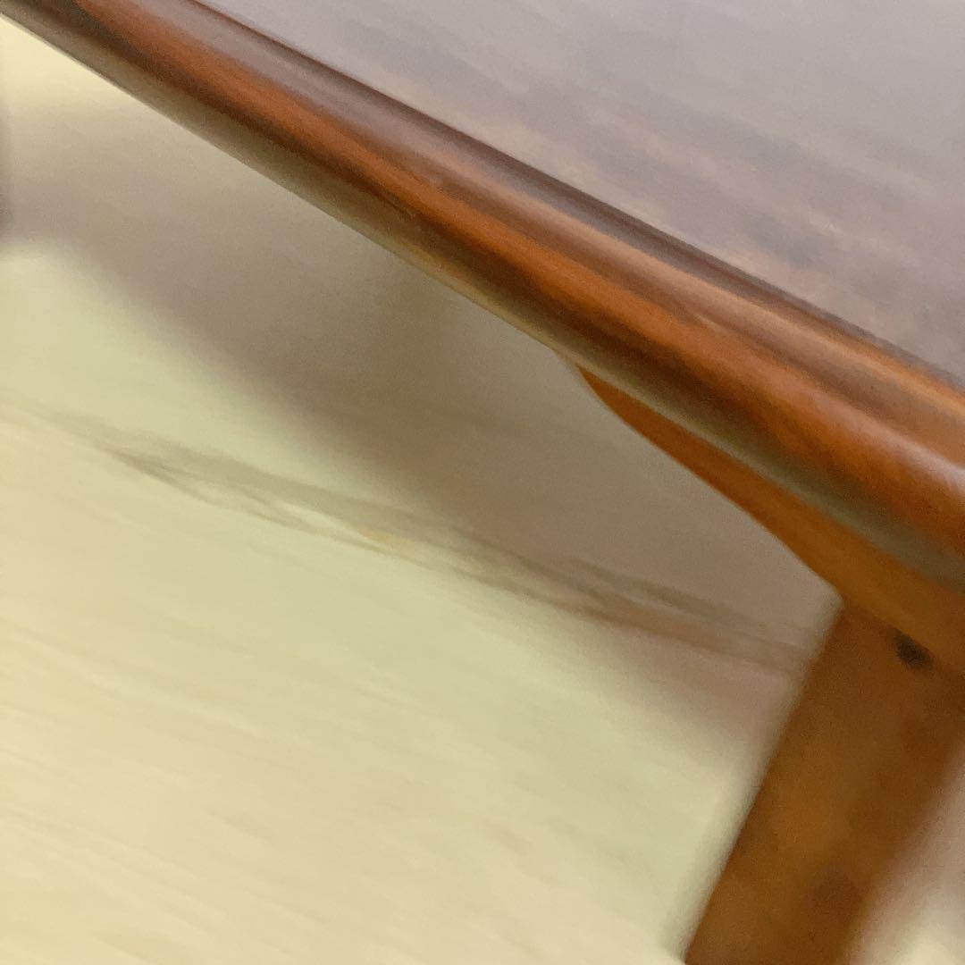 木目調　折りたたみ脚　ダイニングテーブル　ローテーブル　センターテーブル