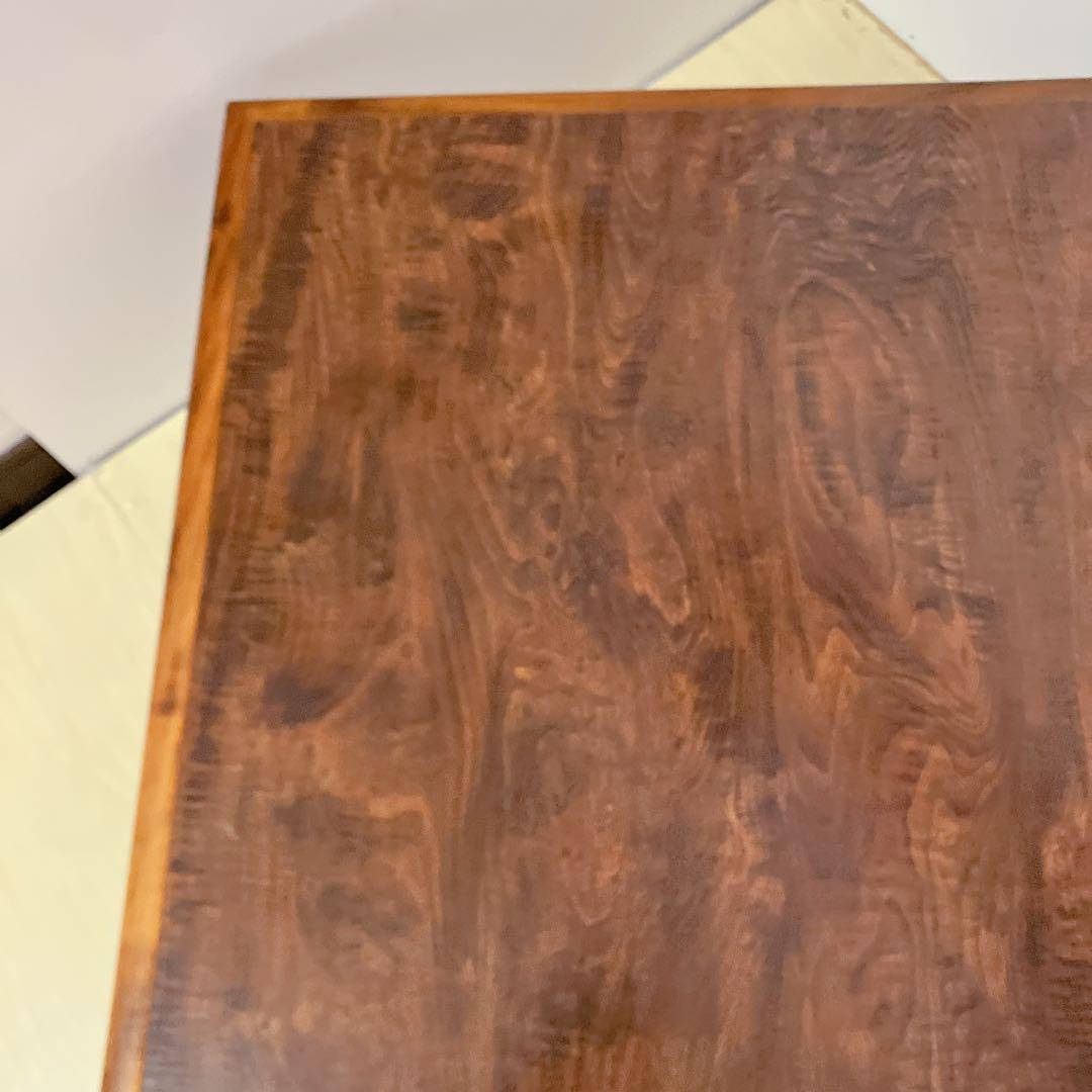 木目調　折りたたみ脚　ダイニングテーブル　ローテーブル　センターテーブル