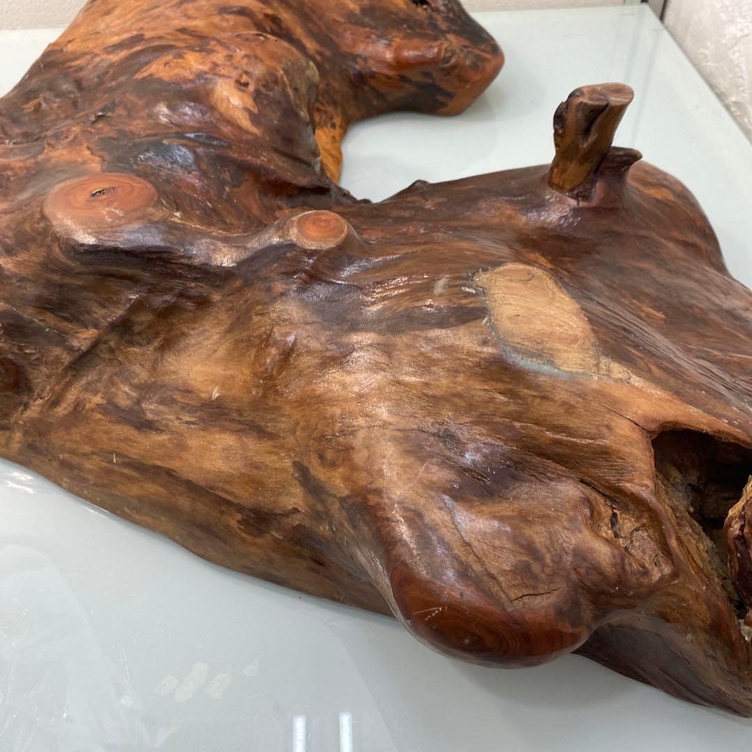 ☆茶台　花台　自然木　欅製☆