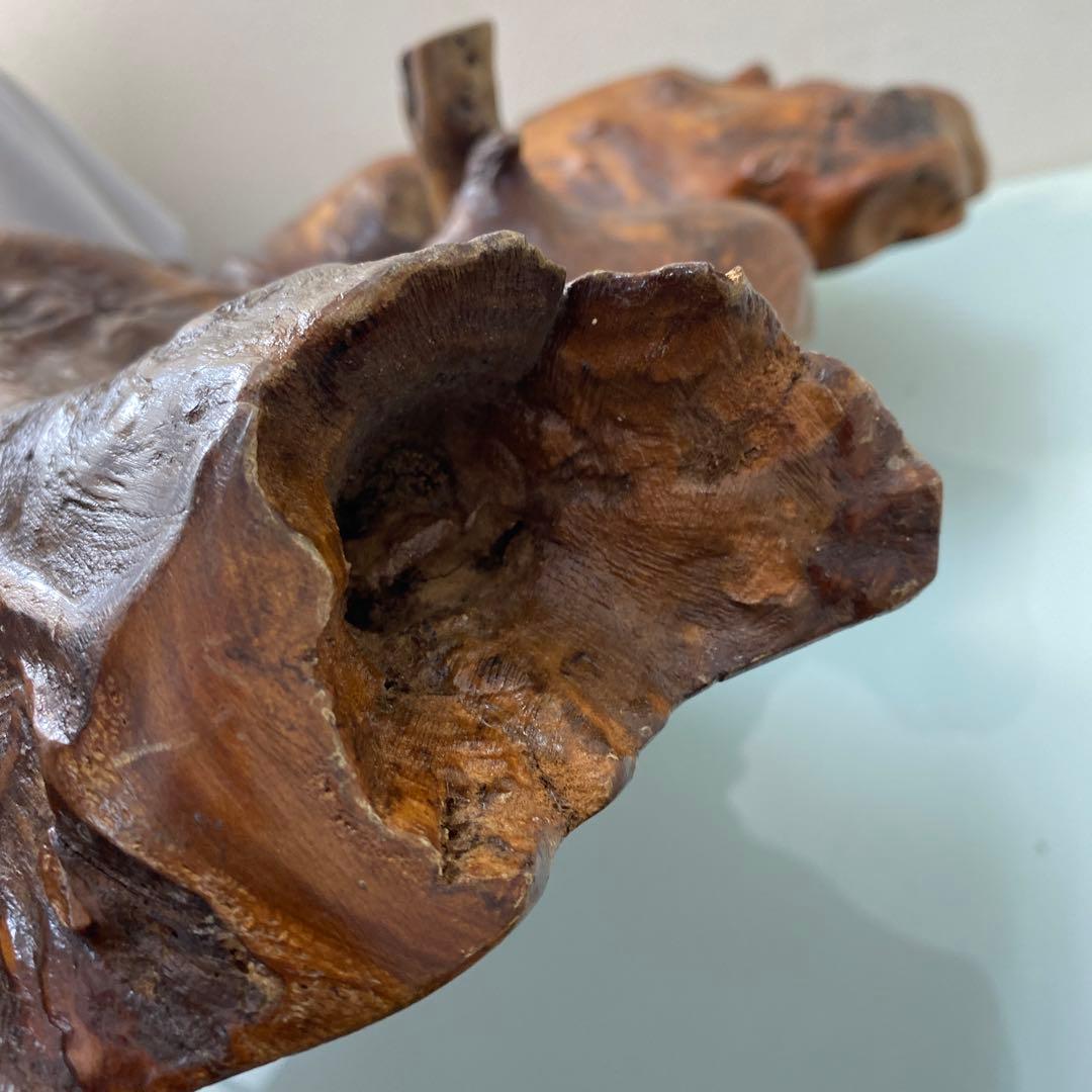 ☆茶台　花台　自然木　欅製☆