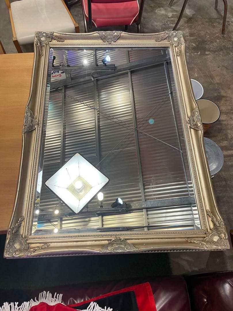 アンティーク　ウォールミラー クラシックスタイル 壁掛け鏡