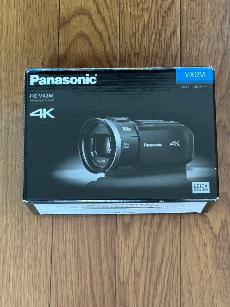 Panasonic HC-VX2M 4Kビデオカメラ グリーン