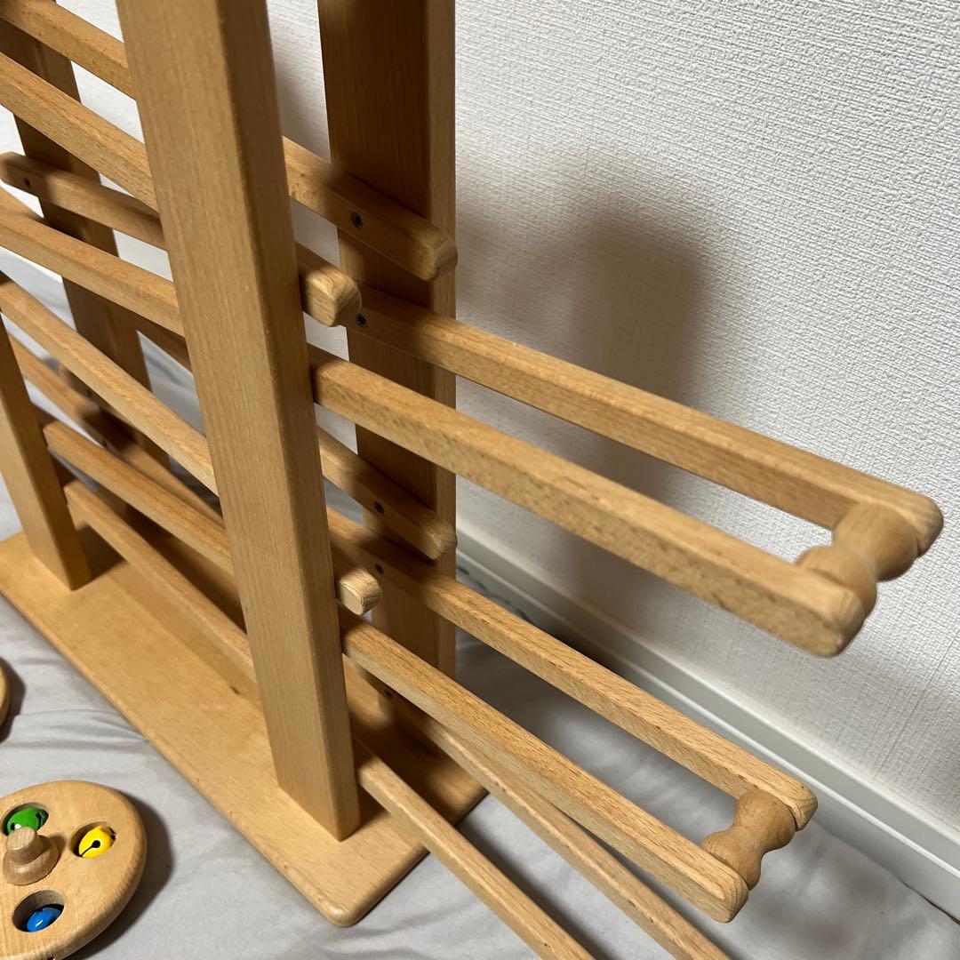 nic ニック　ドイツ　 木製　スロープトイ ニック社　希少　鈴付き円盤　追加