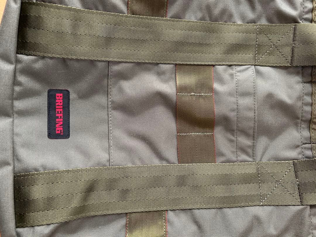 【美品】 BRIFING オリーブ トートバッグ