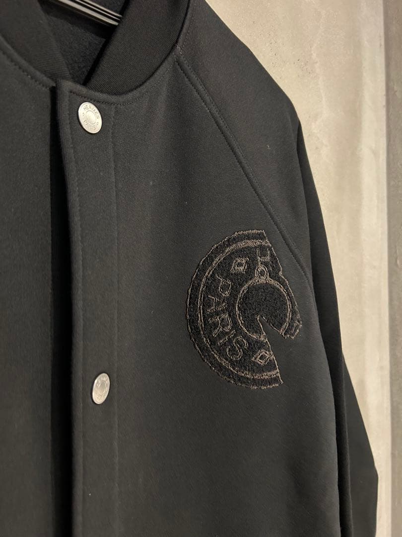 新品　HERMES エルメス　メンズ　テディブルゾンパッチ