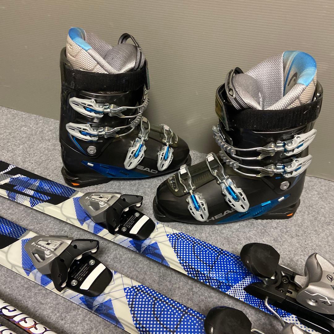 ★メンテナンス済　大人スキーセット　板160cm ブーツ26cm