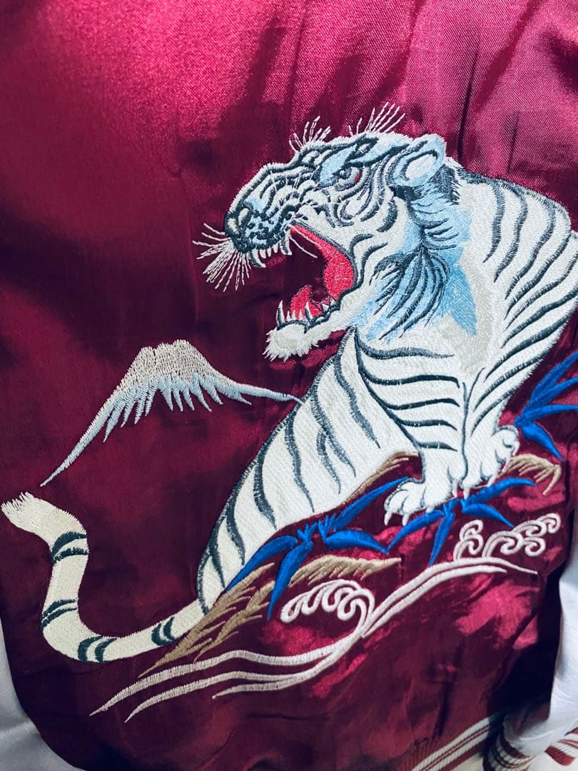 Humber 日本限定 2面用 虎龍 サテン unisex vintage