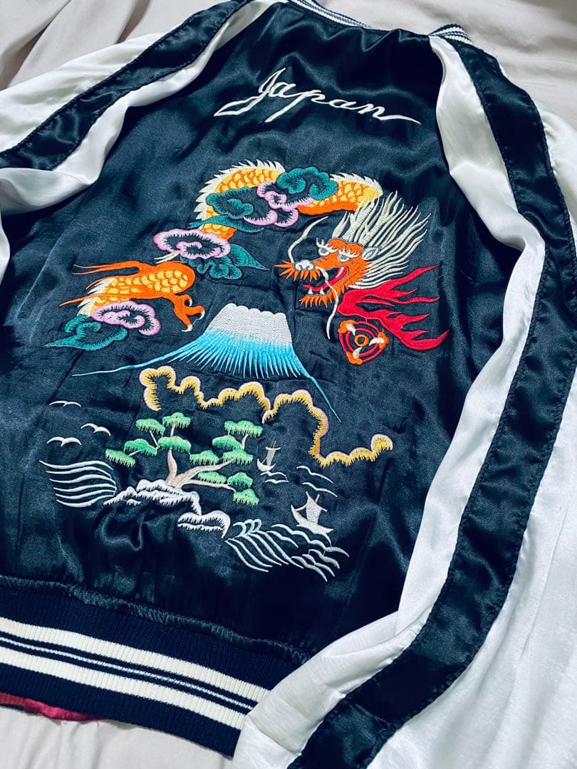 Humber 日本限定 2面用 虎龍 サテン unisex vintage