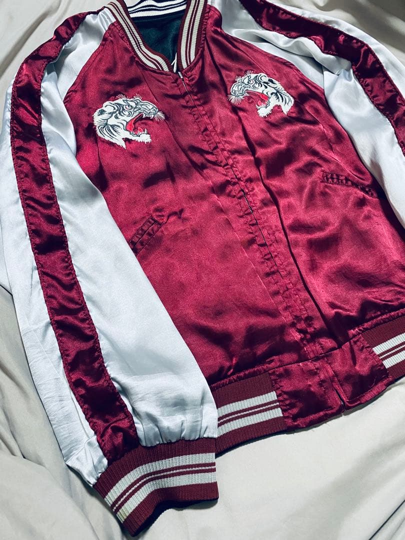 Humber 日本限定 2面用 虎龍 サテン unisex vintage