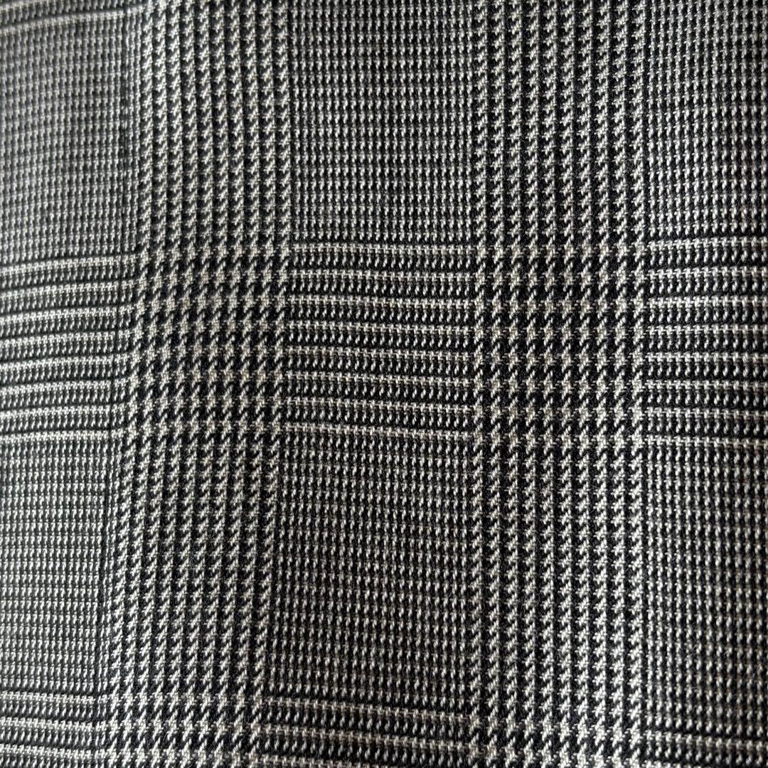 イッセイミヤケ 日本製 グレンチェック ロングコート 9号 テーラード Iライン