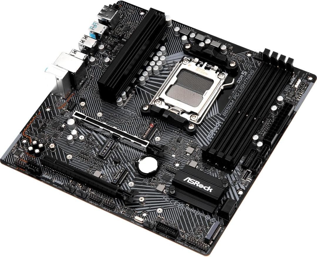 ASRock B650M PG Lightning AM5マザーボード 新品同様