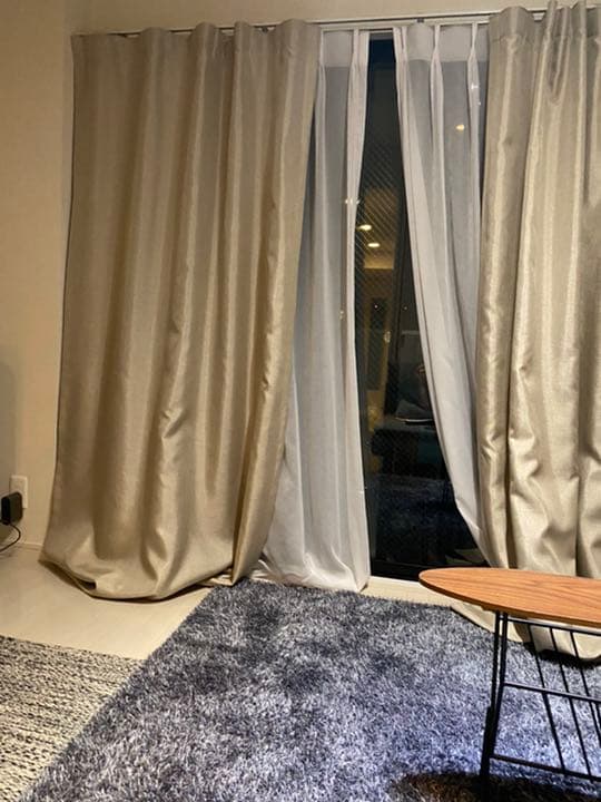 アクタス　高級　カーテン　高級レースカーテン付き