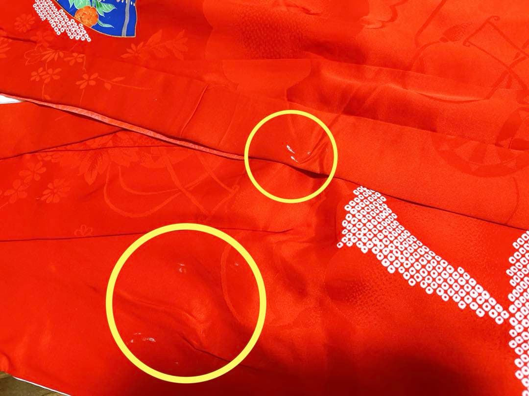 お買い得品♡七五三　7歳　フルセット　鶴　古典柄　赤系　正絹