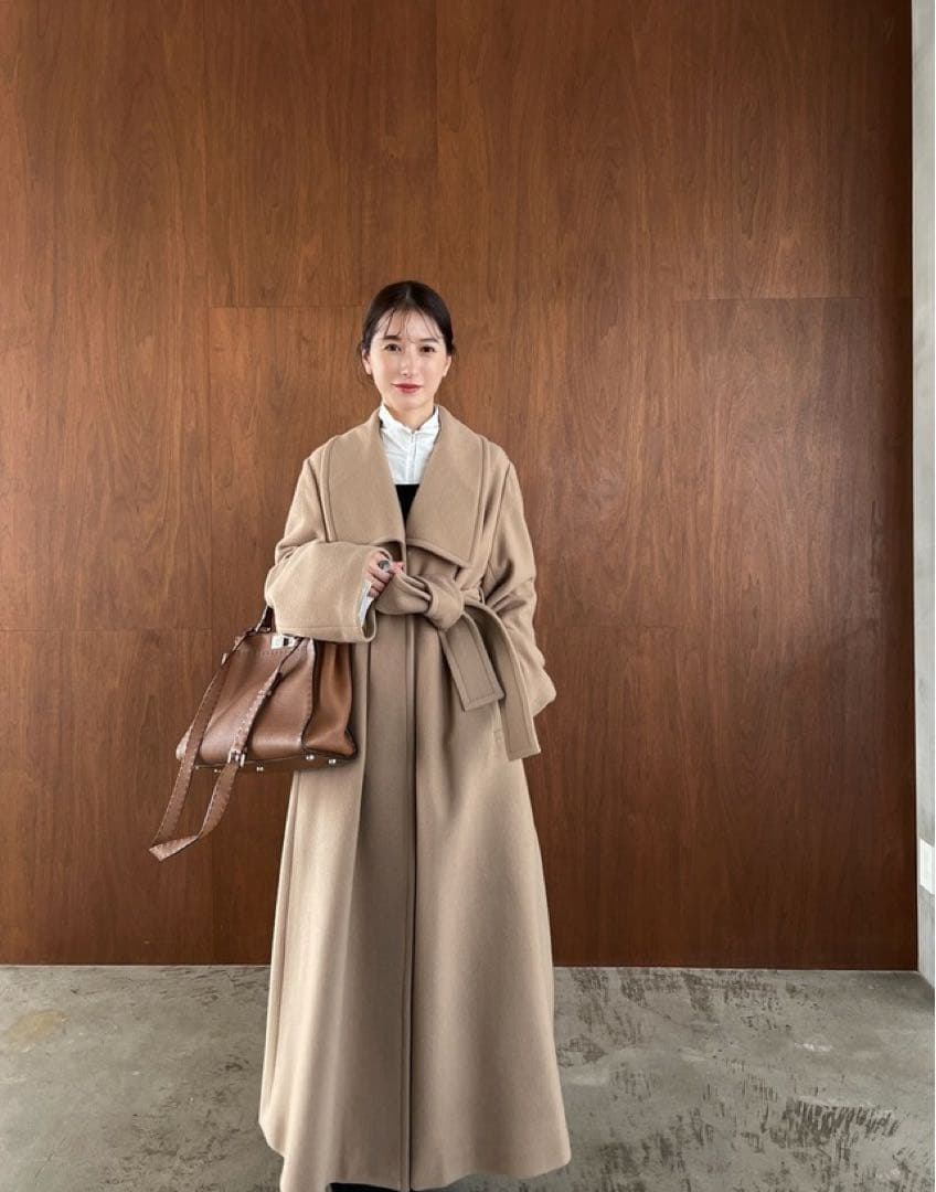 クラネ CLANE LADY MAXI GOWN COAT