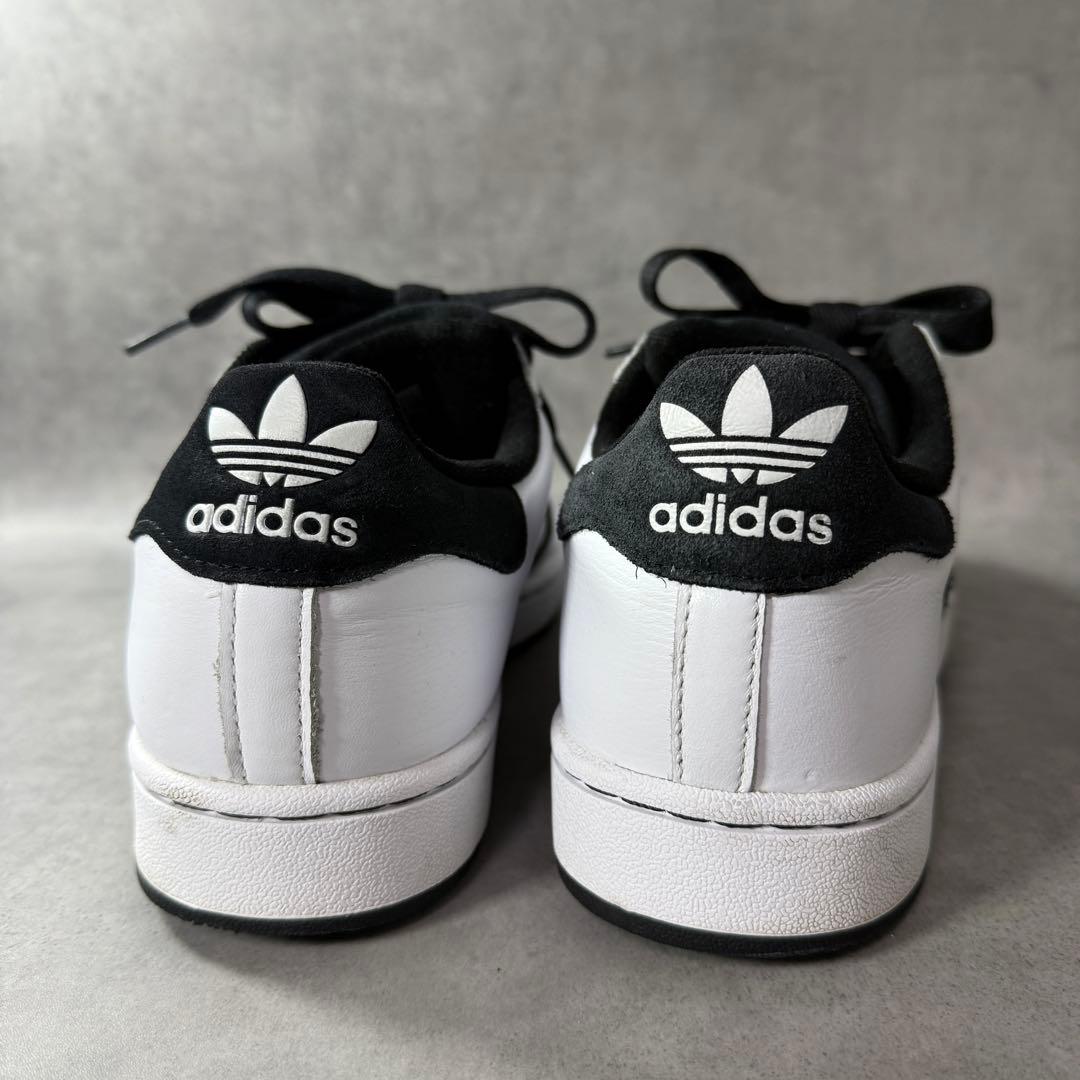 アディダス スーパースター II レザー ホワイト ブラック 26.5 人気