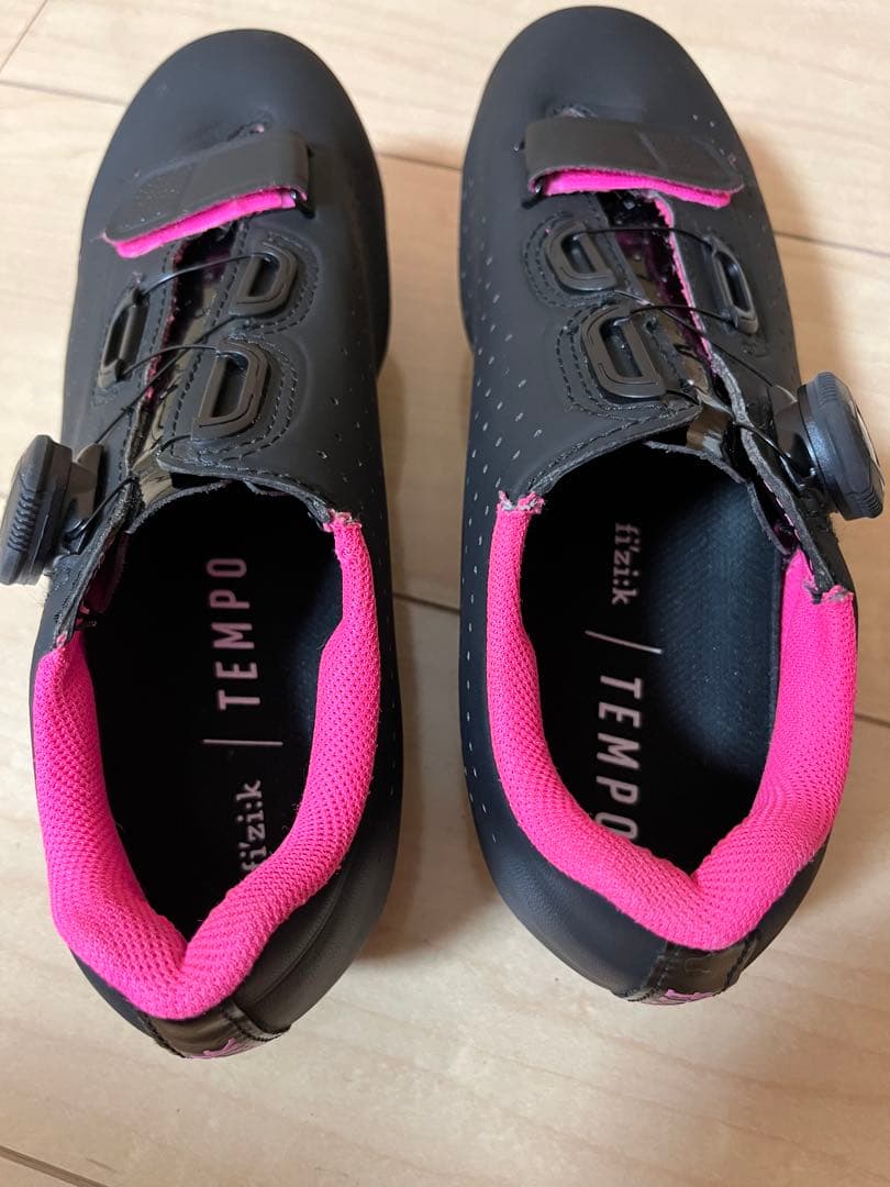 fizik フィジーク テンポ ブラックピンク サイクル シューズ 23cm 箱