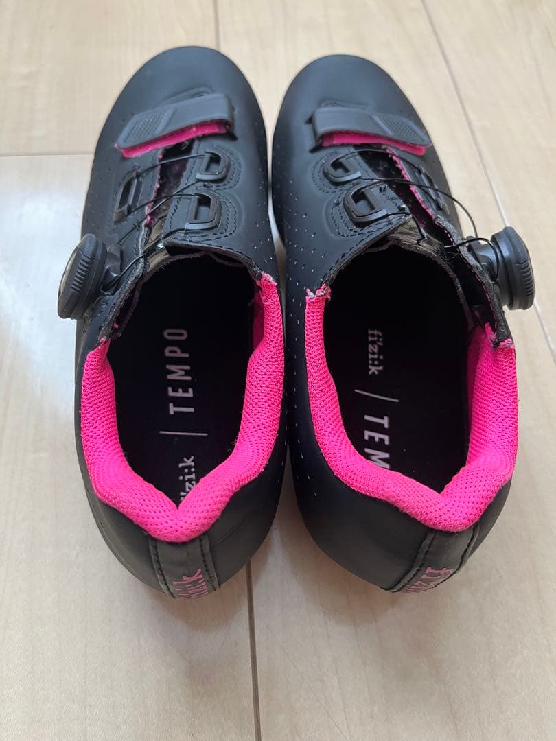 fizik フィジーク テンポ ブラックピンク サイクル シューズ 23cm 箱