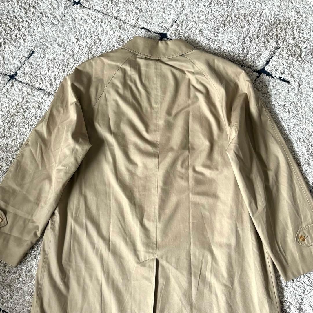 【美品✨】バーバリー　ステンカラーコート　トレンチ　ライナー　チェック ベージュ