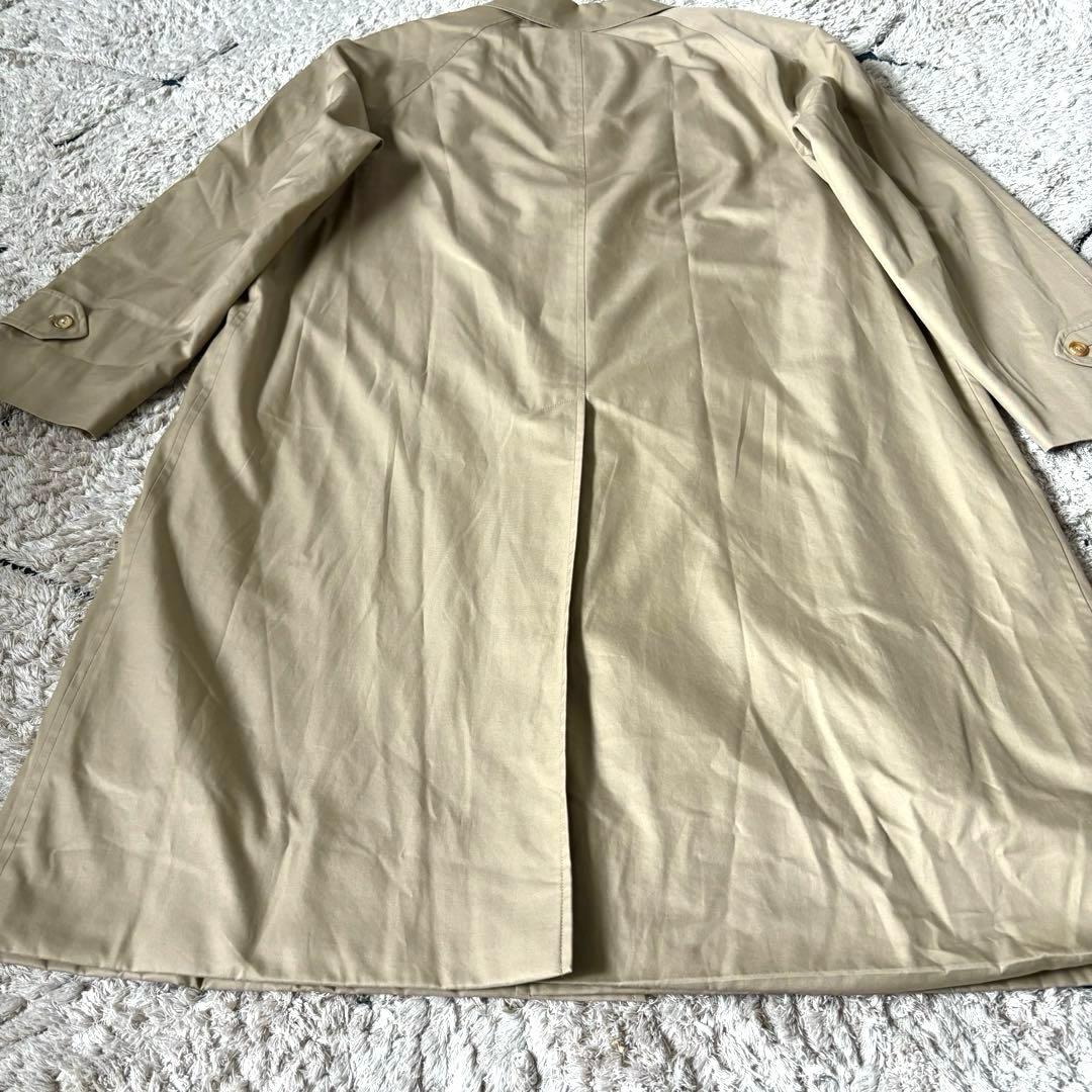 【美品✨】バーバリー　ステンカラーコート　トレンチ　ライナー　チェック ベージュ