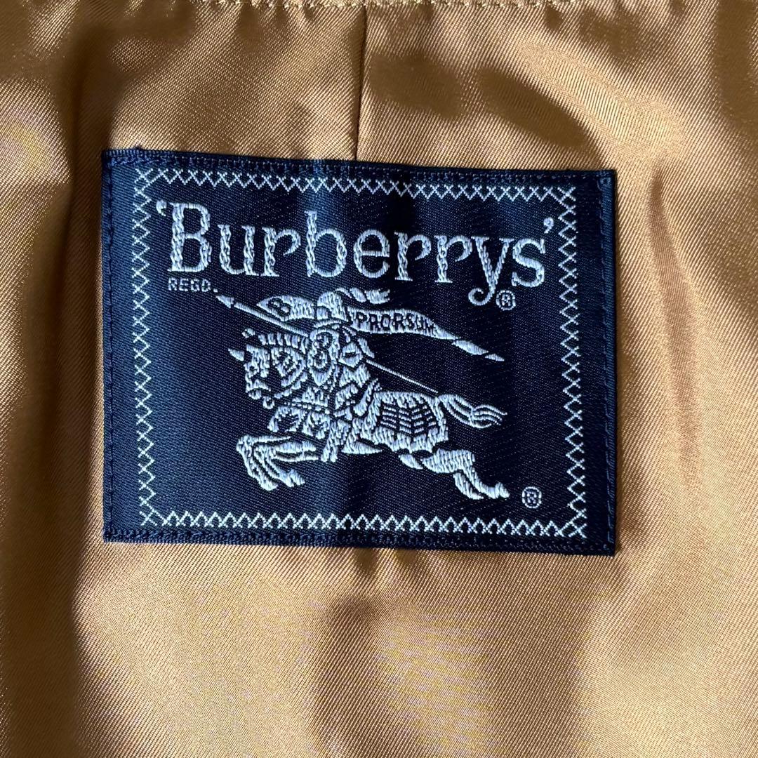 【美品✨】バーバリー　ステンカラーコート　トレンチ　ライナー　チェック ベージュ